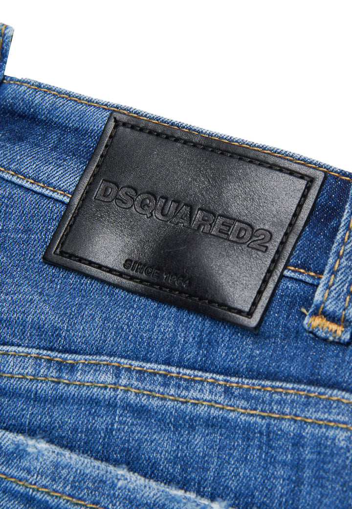 ViaMonte Shop | Dsquared2 jeans blu bambino in denim