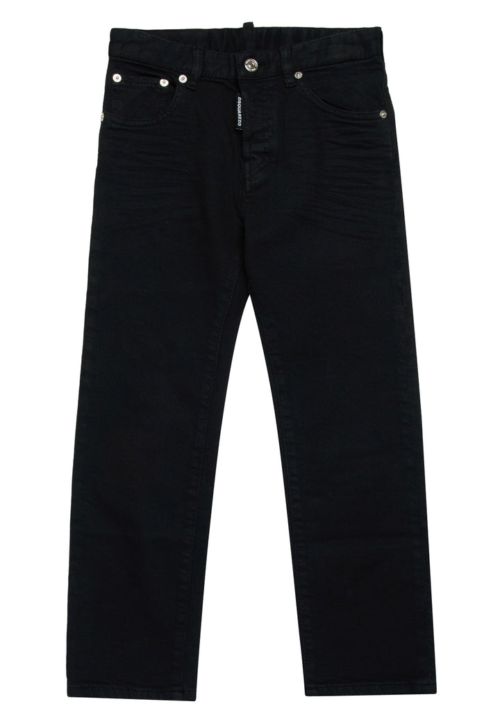 ViaMonte Shop | Dsquared2 jeans nero bambino in denim