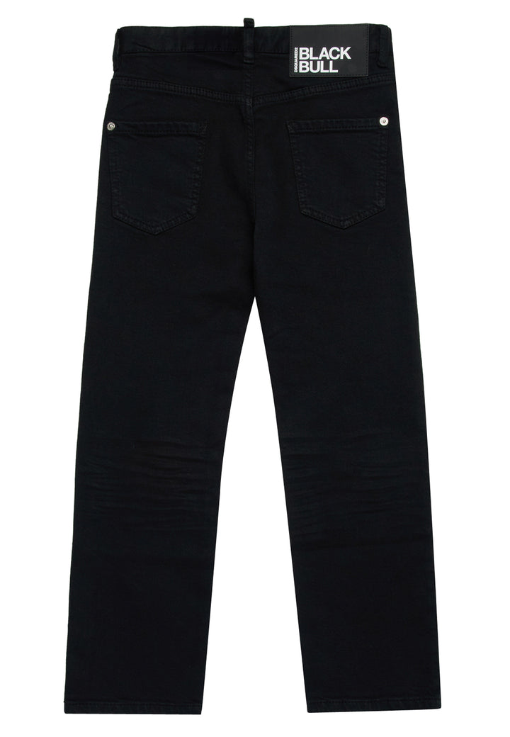 ViaMonte Shop | Dsquared2 jeans nero bambino in denim