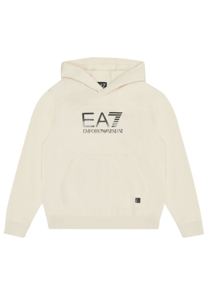 ViaMonte Shop | EA7 Emporio Armani felpa beige bambino in cotone