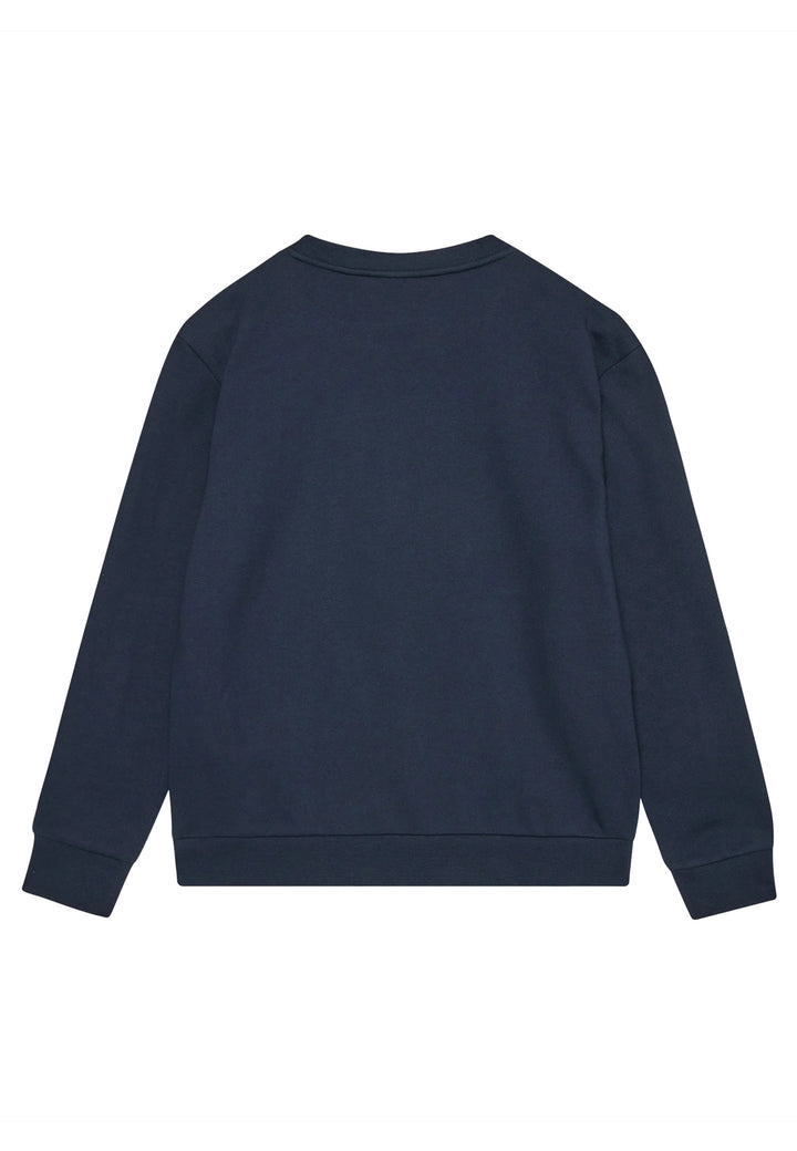 ViaMonte Shop | EA7 Emporio Armani felpa blu navy bambino in cotone