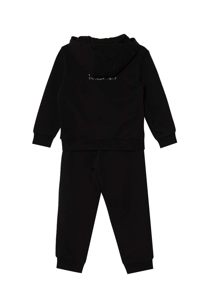 ViaMonte Shop | EA7 Emporio Armani tuta nera bambino in cotone