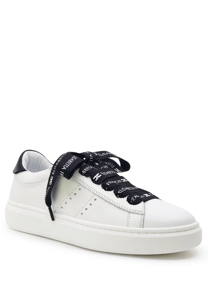 ViaMonte Shop | Elisabetta Franchi sneakers bianche bambina in pelle