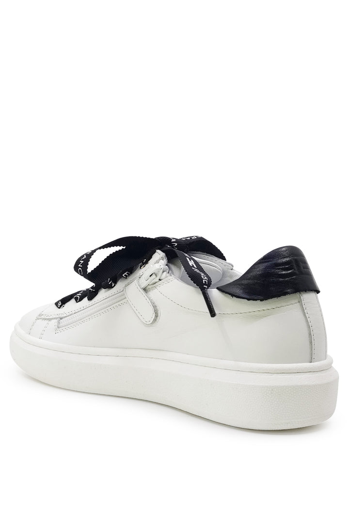 ViaMonte Shop | Elisabetta Franchi sneakers bianche bambina in pelle