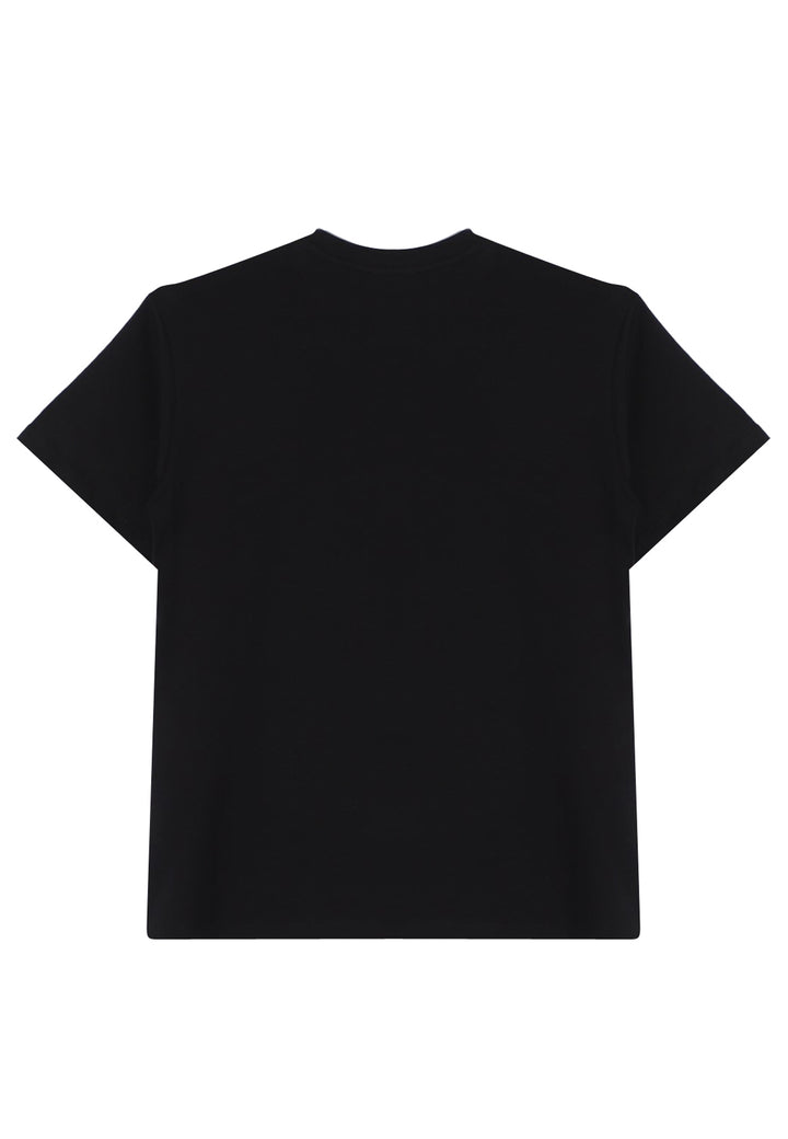 ViaMonte Shop | Elisabetta Franchi t-shirt nera bambina in cotone