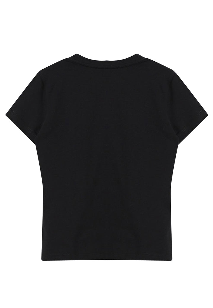 ViaMonte Shop | Elisabetta Franchi t-shirt nera bambina in cotone