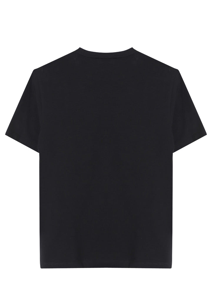 ViaMonte Shop | Elisabetta Franchi t-shirt nera bambina in cotone