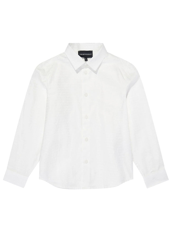 ViaMonte Shop | Emporio Armani camicia bianca bambino in cotone