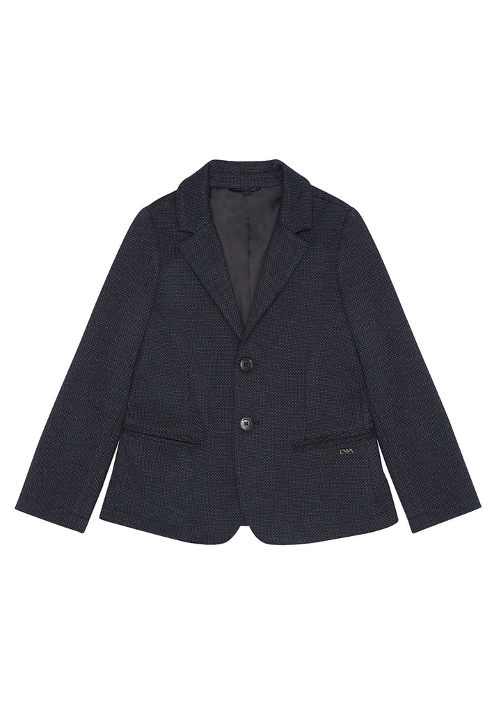 ViaMonte Shop | Emporio Armani giacca blu navy bambino in misto viscosa