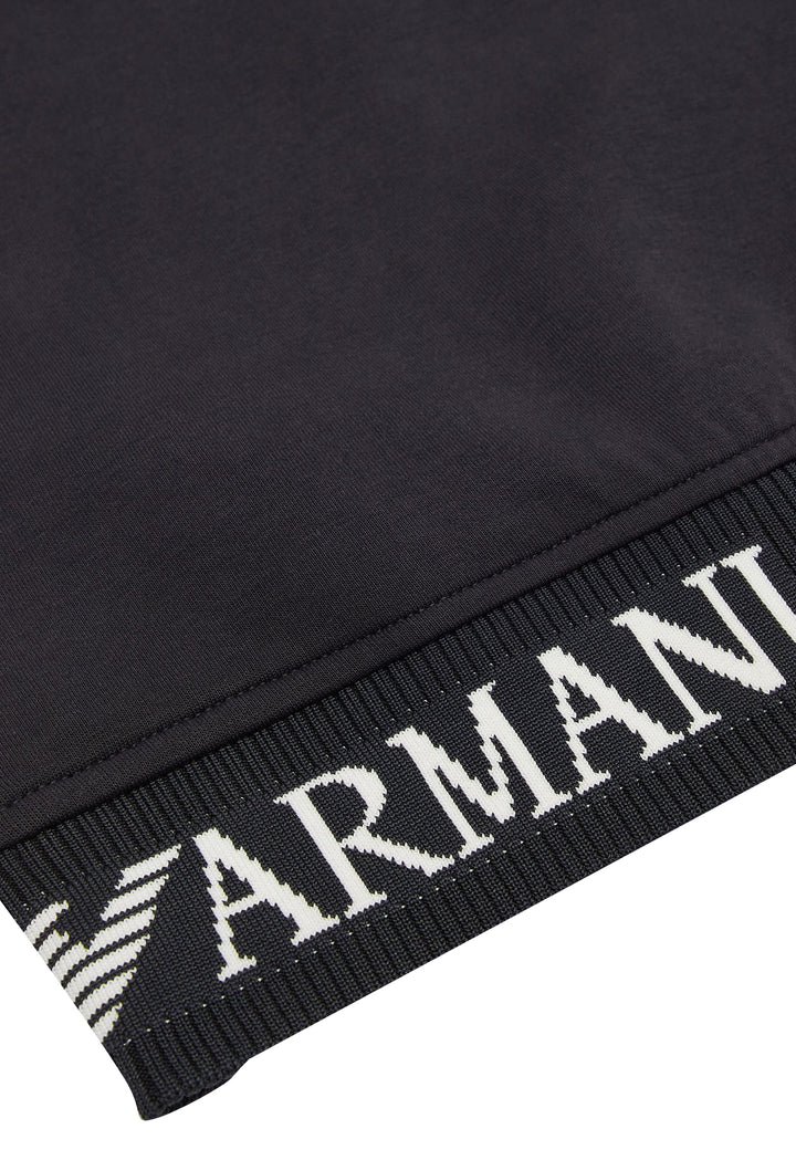 ViaMonte Shop | Emporio Armani felpa blu navy bambino in cotone