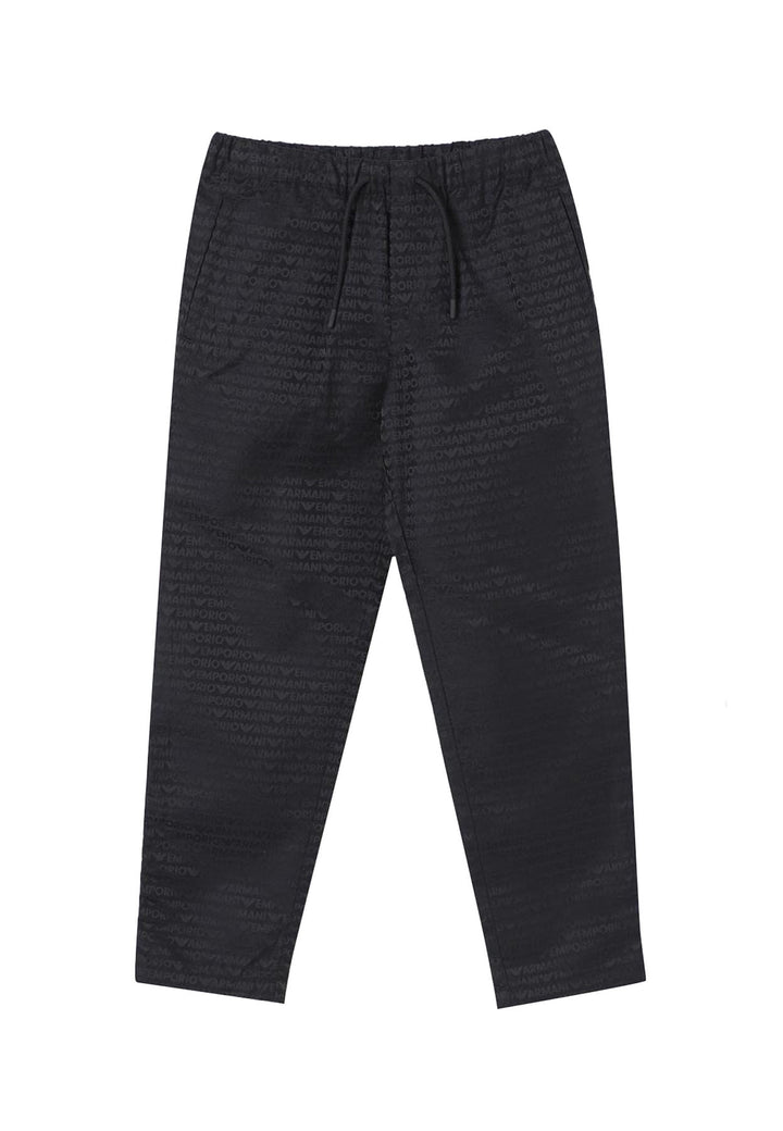 ViaMonte Shop | Emporio Armani pantalone blu navy bambino in tessuto tecnino