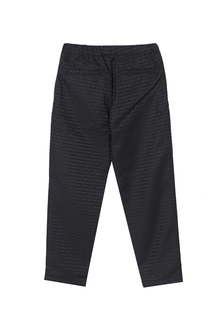 ViaMonte Shop | Emporio Armani pantalone blu navy bambino in tessuto tecnino