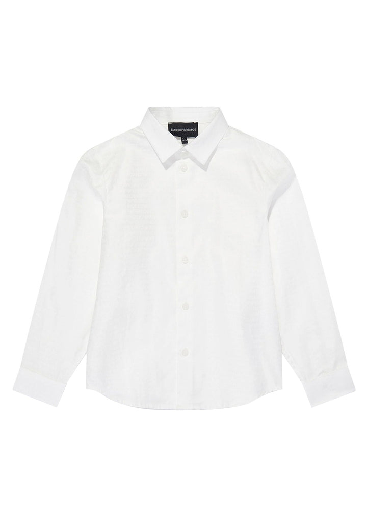 ViaMonte Shop | Emporio Armani camicia bianca neonato in cotone