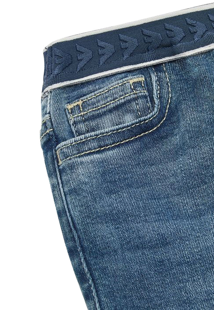 ViaMonte Shop | Emporio Armani jeans blu neonato in denim