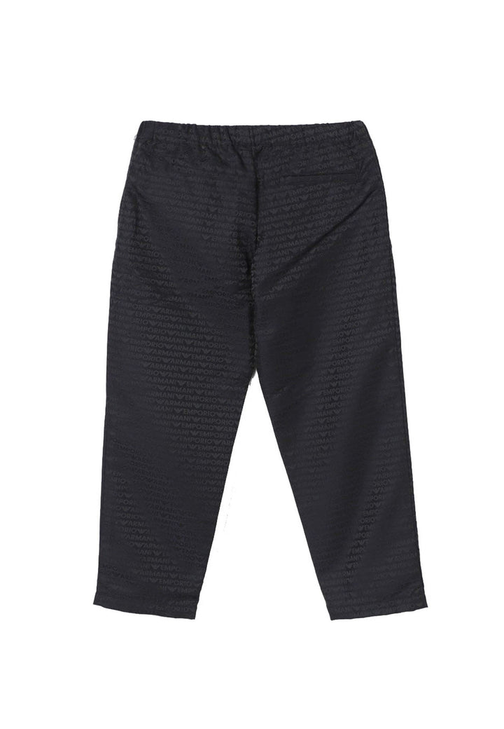 ViaMonte Shop | Emporio Armani pantalone blu neonato in misto viscosa