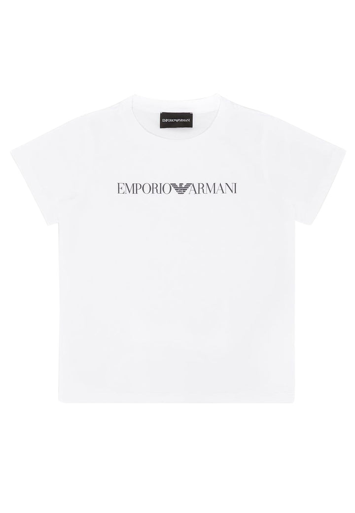 ViaMonte Shop | Emporio Armani t-shirt bianca bambino in cotone