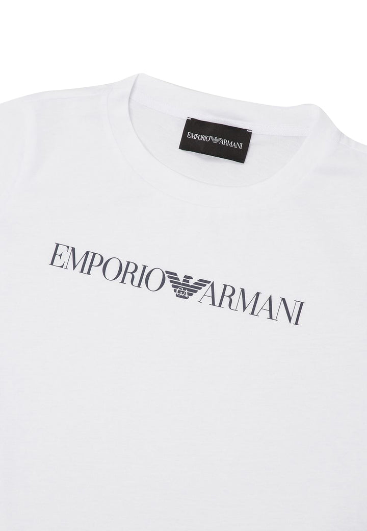 ViaMonte Shop | Emporio Armani t-shirt bianca bambino in cotone