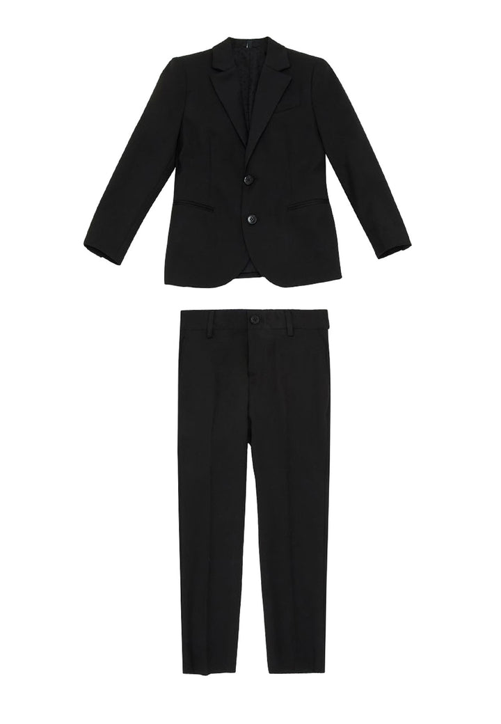 ViaMonte Shop | Emporio Armani completo nero bambino in lana