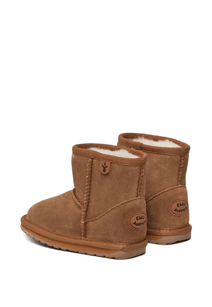 ViaMonte Shop | EMU Australia stivaletti wallaby mini beige bambina in pelle scamosciata