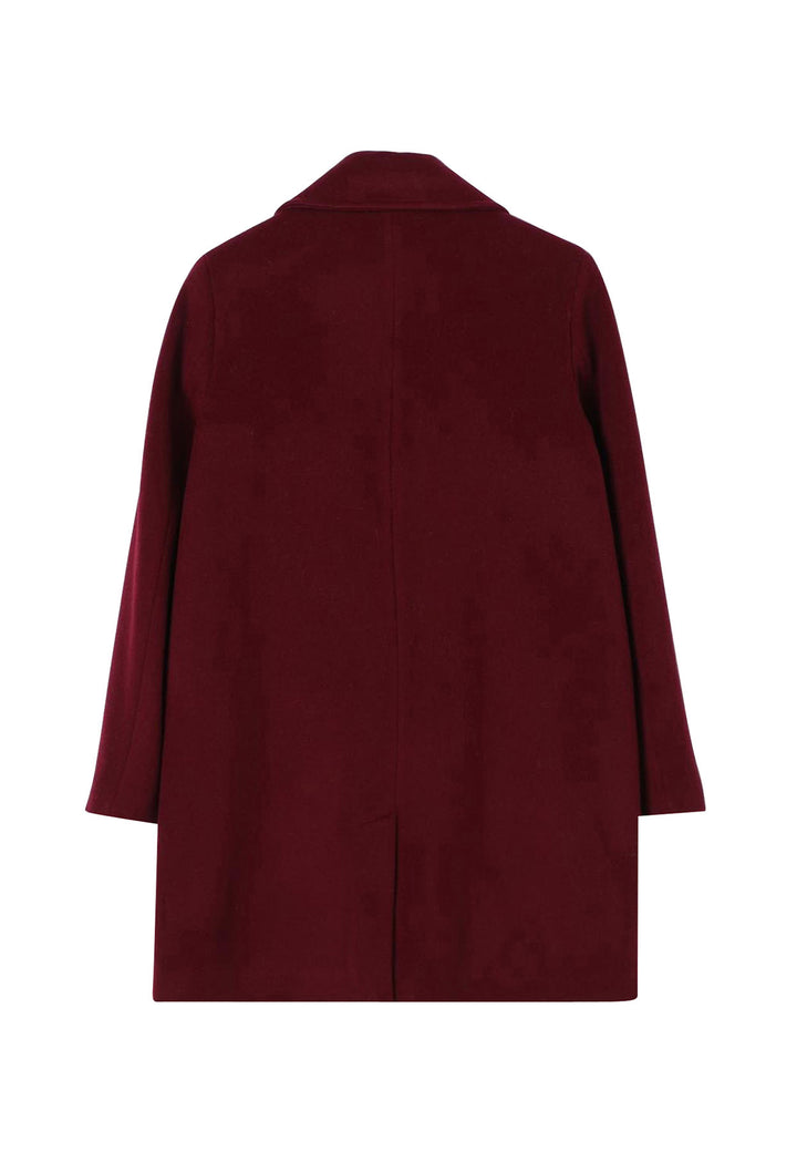 ViaMonte Shop | Fay cappotto bordeaux bambina in lana