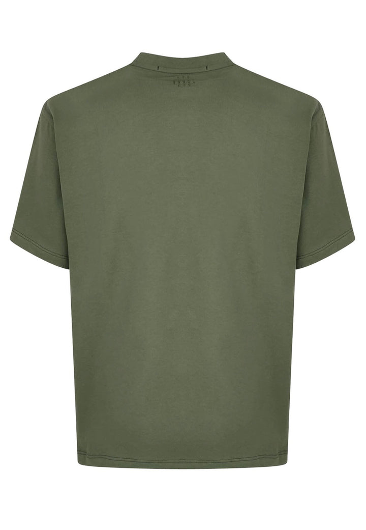 ViaMonte Shop | Garment Workshop verde militare unisex in cotone