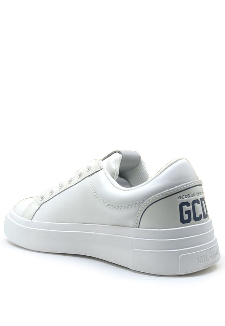 ViaMonte Shop | GCDS sneakers bianca uomo in pelle