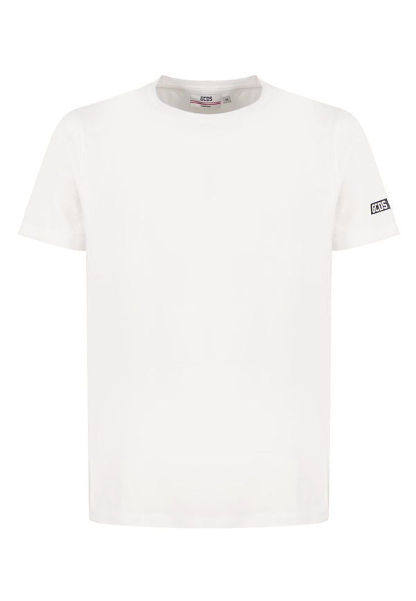 ViaMonte Shop | GCDS t-shirt unisex bianca in cotone