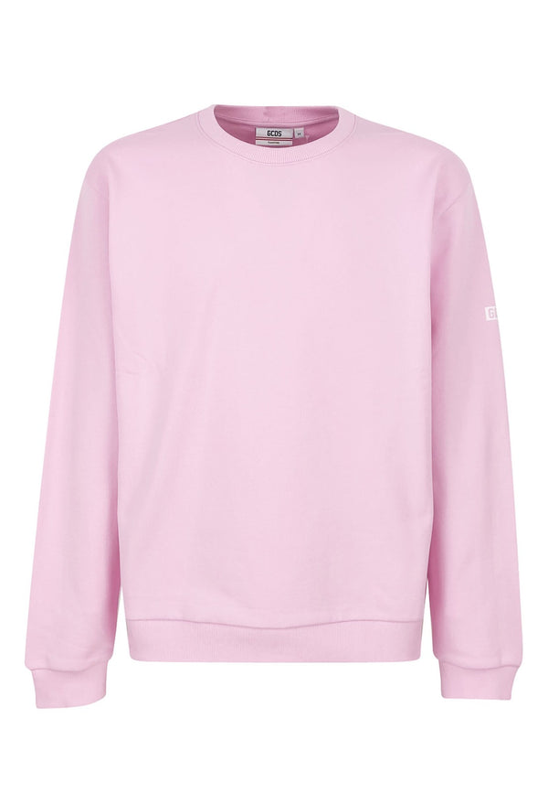 ViaMonte Shop | GCDS felpa unisex rosa in cotone