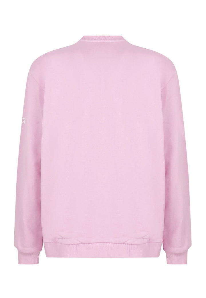 ViaMonte Shop | GCDS felpa unisex rosa in cotone