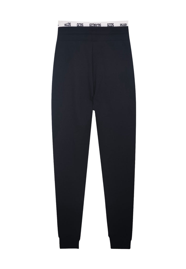 ViaMonte Shop | GCDS pantalone sportivo nero unisex in cotone