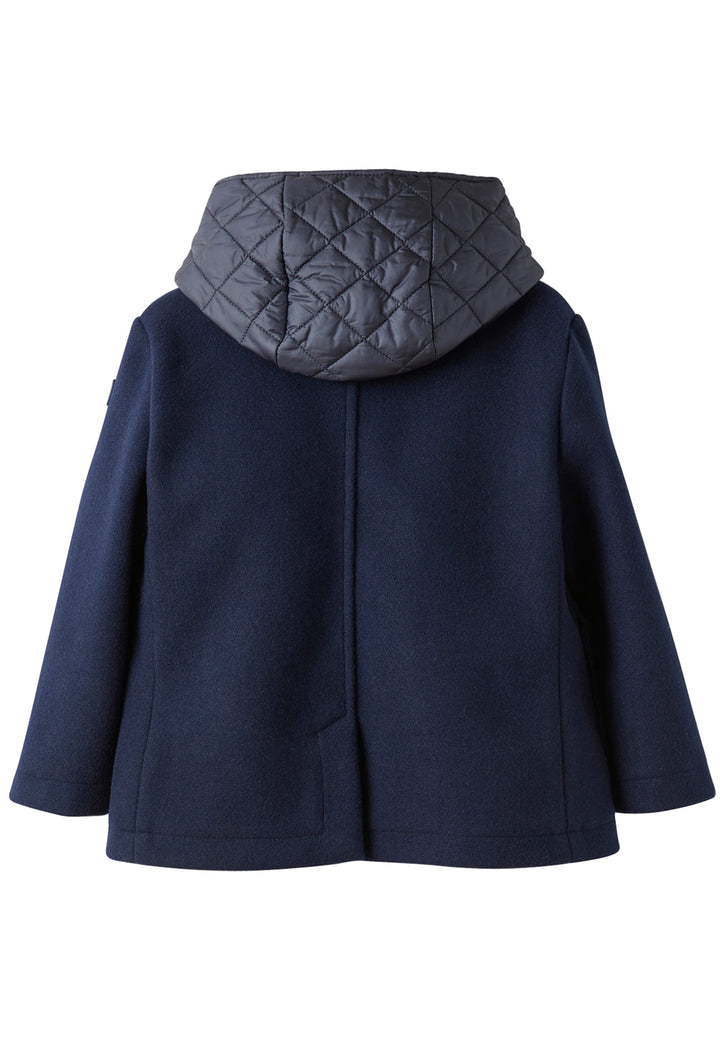 ViaMonte Shop | Il Gufo cappotto blu bambino in panno