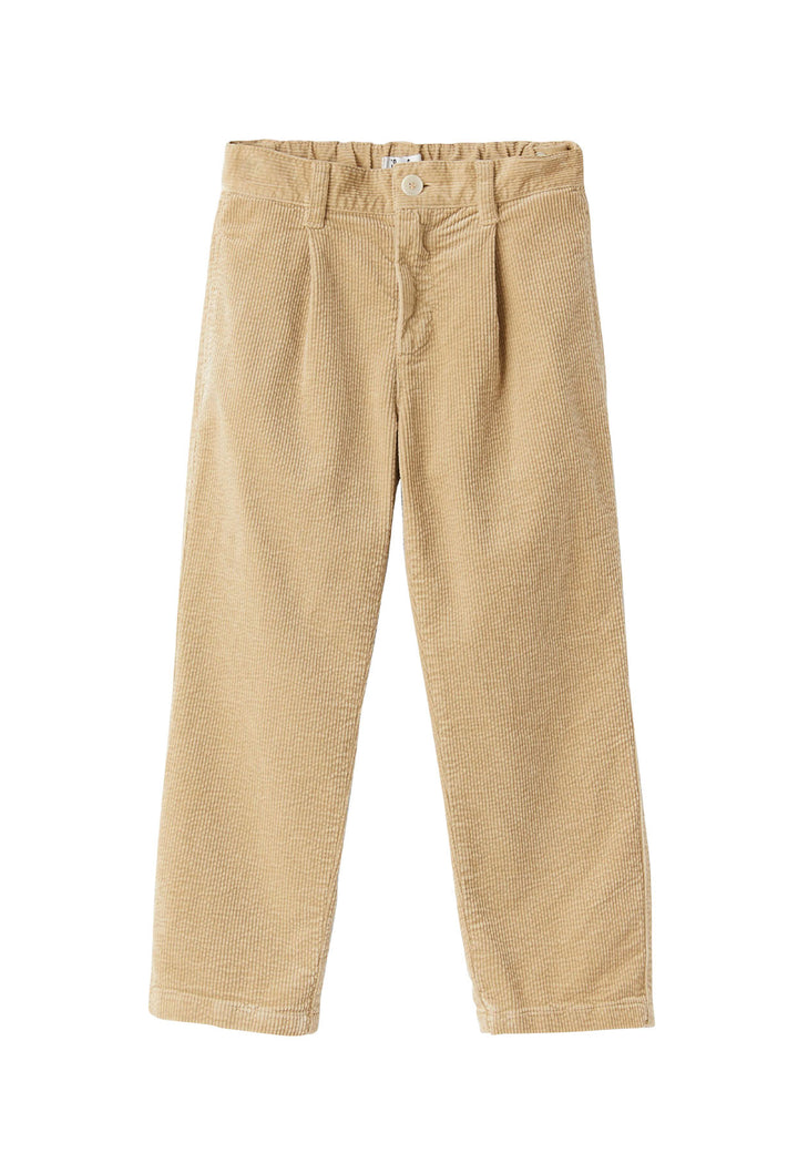 ViaMonte Shop | Il Gufo pantalone beige bambino in velluto