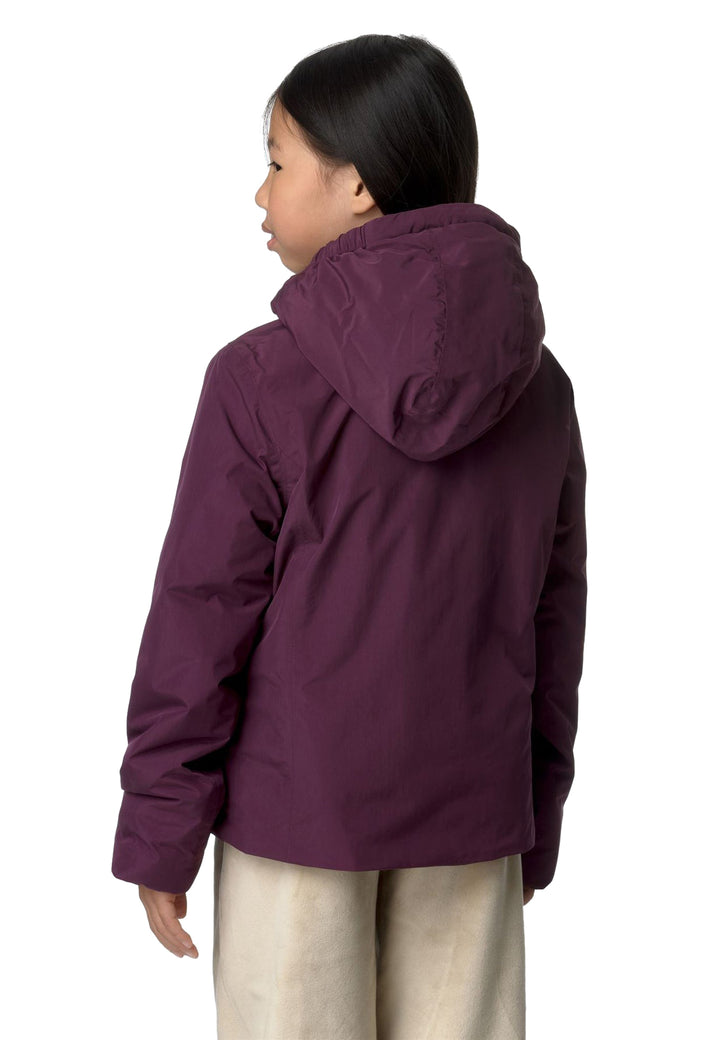 ViaMonte Shop | K-Way giubbino P. Lily soft touch marmotta viola bambina in nylon