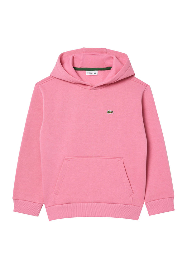 ViaMonte Shop | Lacoste felpa rosa bambino in cotone