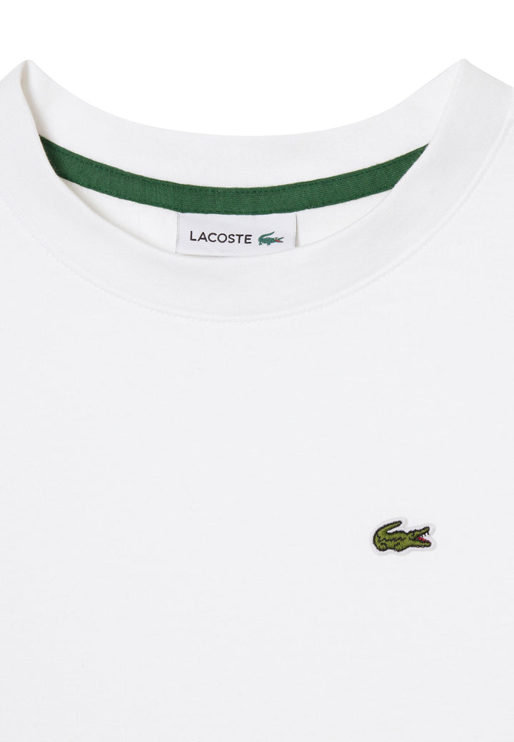 ViaMonte Shop | Lacoste t-shirt bianca bambino in jersey di cotone