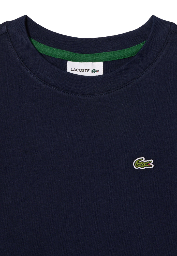 ViaMonte Shop | Lacoste t-shirt blu navy bambino in jersey di cotone