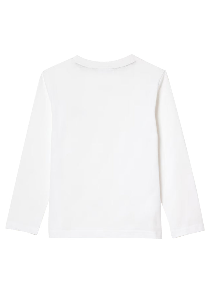 ViaMonte Shop | Lacoste t-shirt bianca bambino in cotone