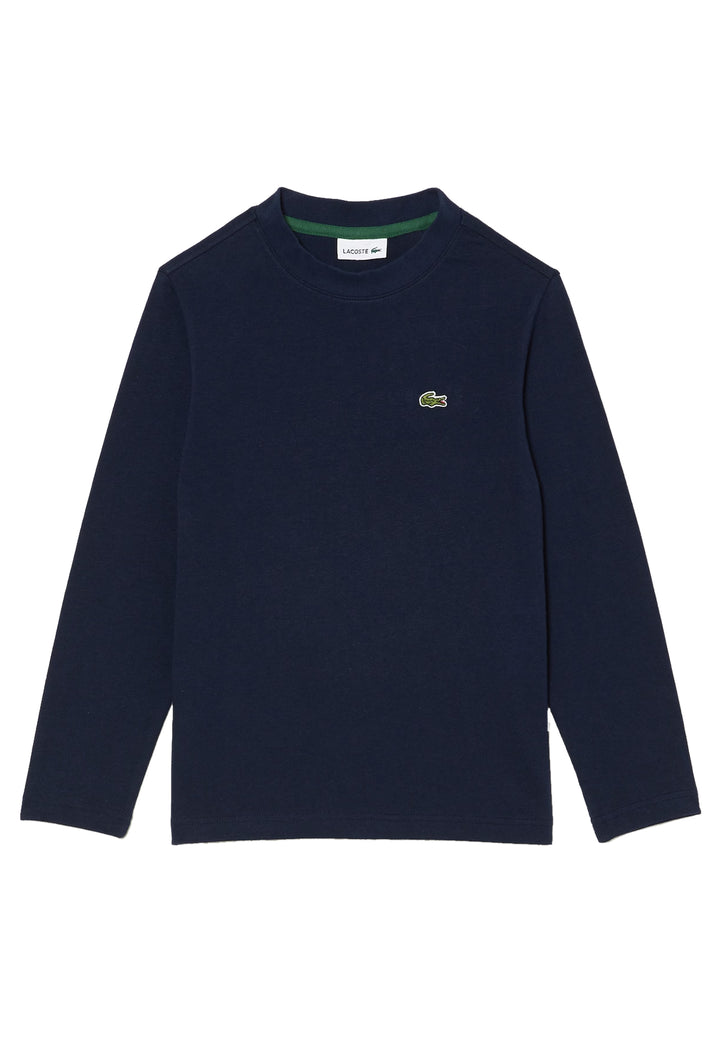 ViaMonte Shop | Lacoste t-shirt blu navy bambino in cotone