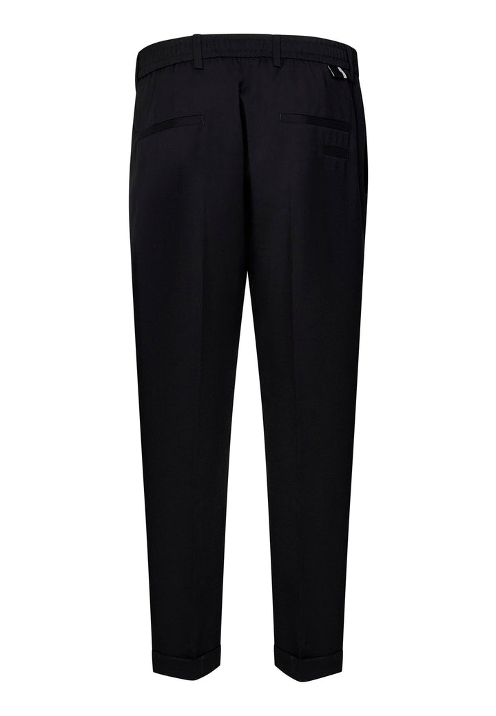 ViaMonte Shop | Low Brand pantalone nero uomo in fresco lana