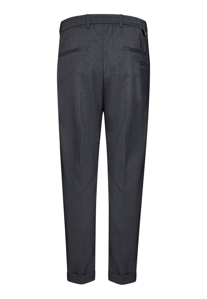 ViaMonte Shop | Low Brand pantalone grigio uomo in fresco lana