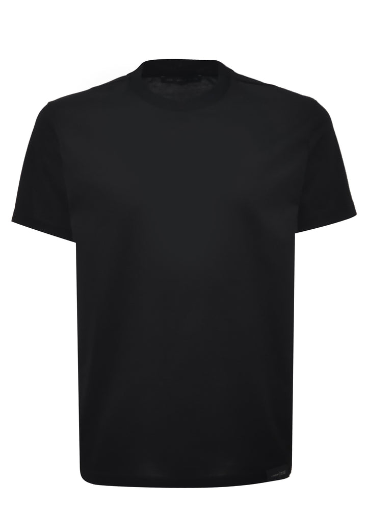 ViaMonte Shop | Low Brand t-shirt nera uomo in cotone