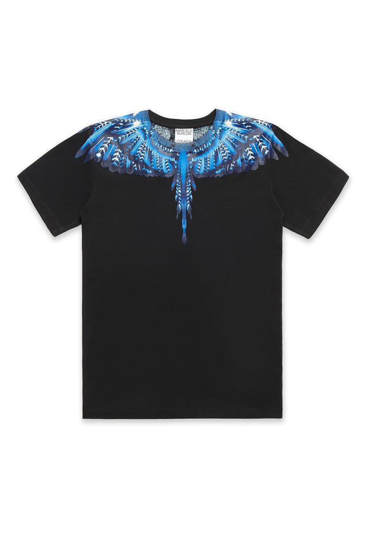 ViaMonte Shop | Marcelo Burlon t-shirt nera bambino in cotone