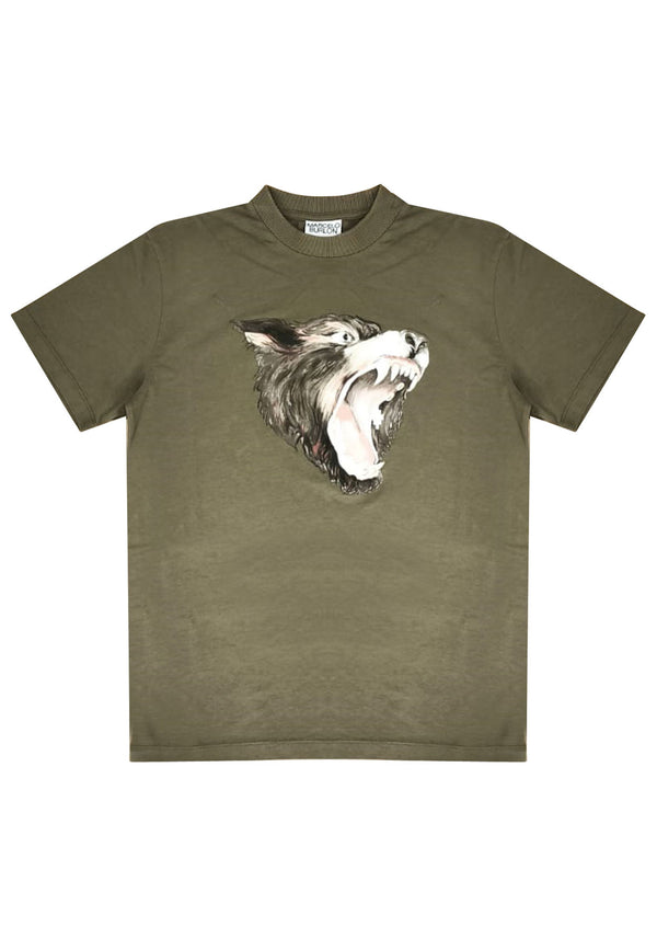 ViaMonte Shop | Marcelo Burlon t-shirt verde bambino in cotone