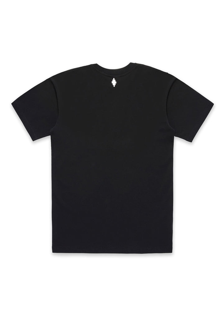 ViaMonte Shop | Marcelo Burlon County of Milan t-shirt nera bambino in jersey di cotone