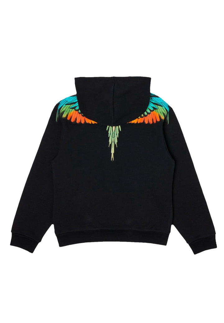 ViaMonte Shop | Marcelo Burlon felpa nera bambino in cotone