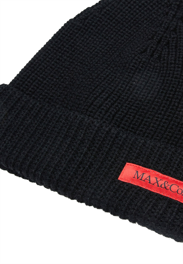 ViaMonte Shop | Max&Co cappello nero bambina in misto lana