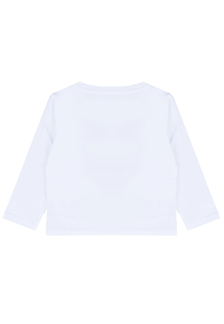 ViaMonte Shop | Miss Blumarine t-shirt bianca bambina in cotone