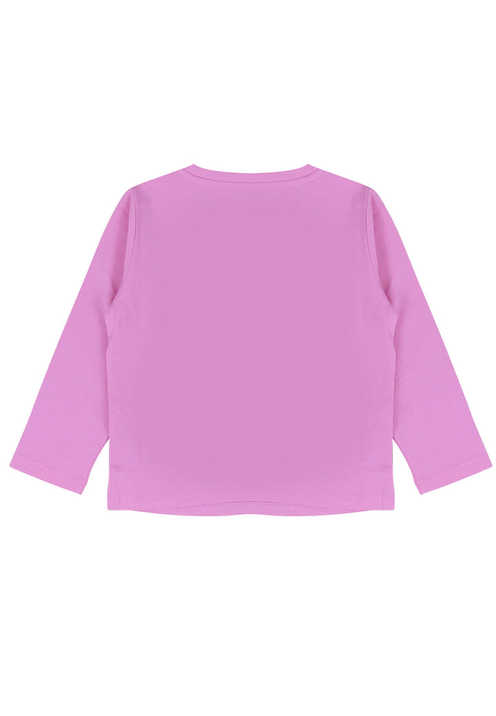 ViaMonte Shop | Miss Blumarine t-shirt rosa bambina in cotone