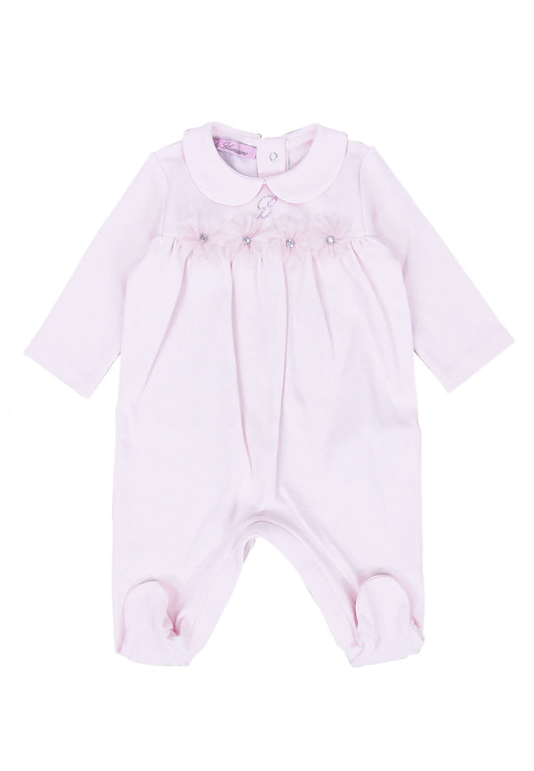 ViaMonte Shop | Miss Blumarine tutina rosa neonata in cotone