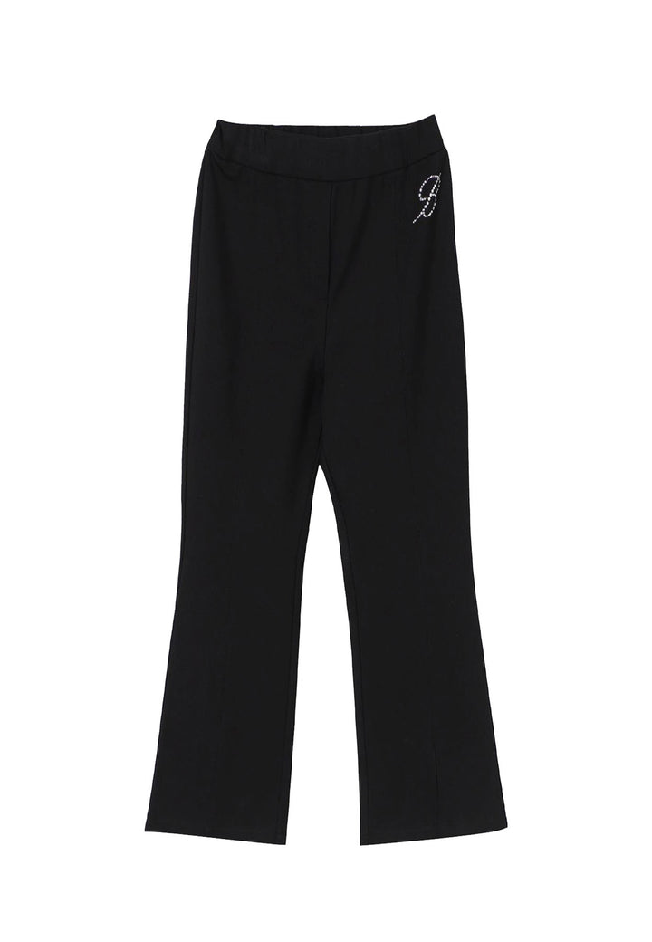 ViaMonte Shop | Miss Blumarine pantalone nero bambina in viscosa